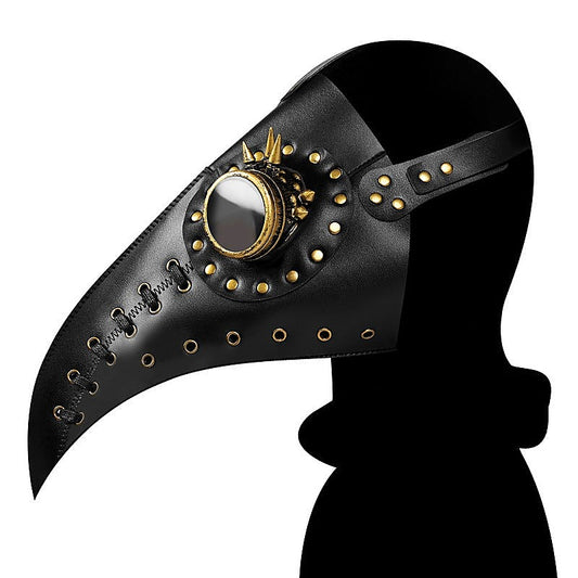 BDStyle Steampunk Stitch Rivets Beak Mask - Masks And Blindfolds