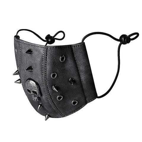 BDStyle Steampunk Skull Rivets Adjustable Mask - Masks And Blindfolds