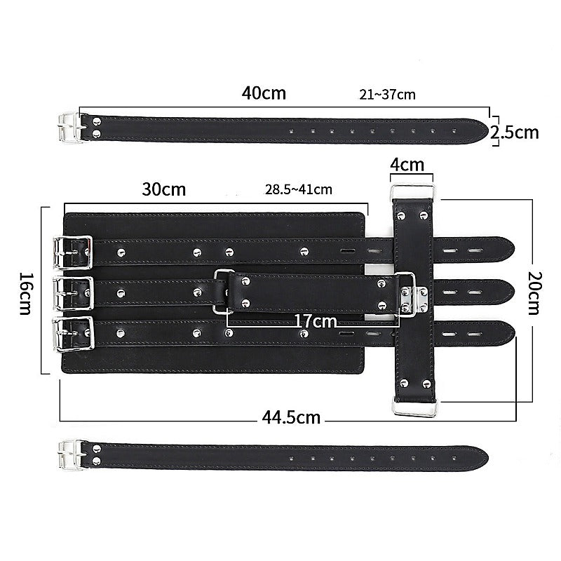 BDStyle Tie In Wrist Muff Cuffs Bondage Restraint - Cuffs And Restraints