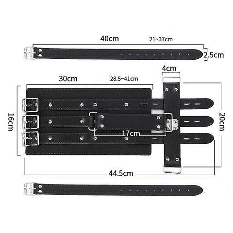 BDStyle Tie In Wrist Muff Cuffs Bondage Restraint - Cuffs And Restraints