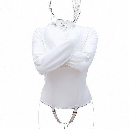 BDStyle Small Premium Leather Straight Jacket Strict Restraint
