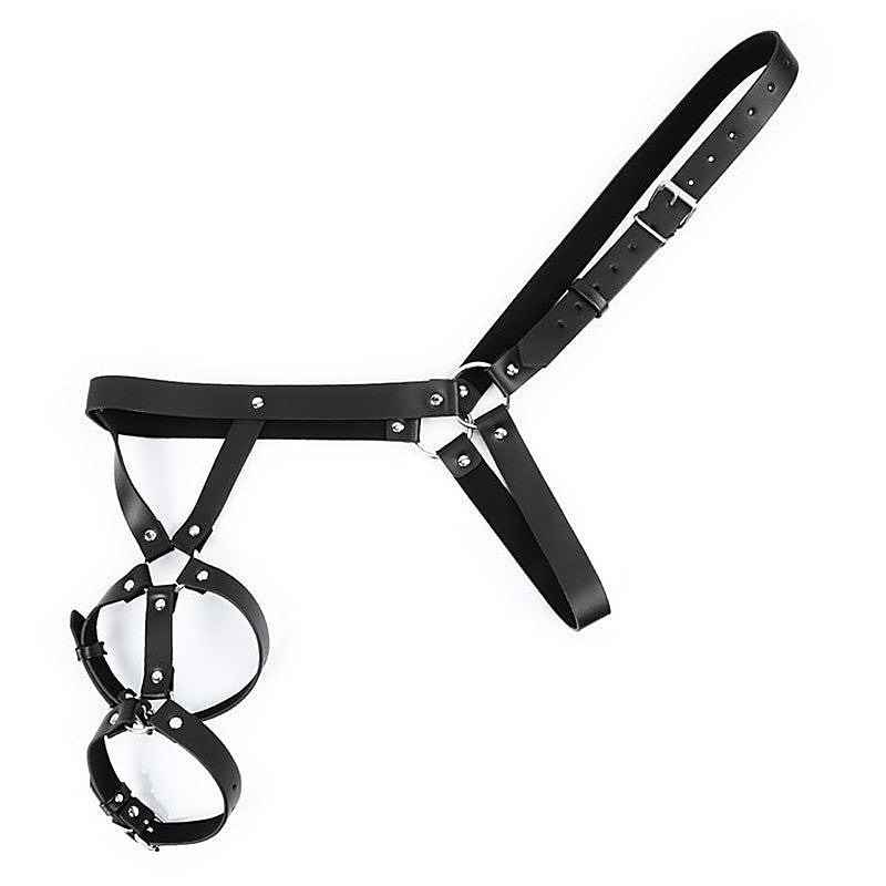 BDStyle One Shoulder Strap Body Chest Half Harness Belt - Cuffs And Restraints