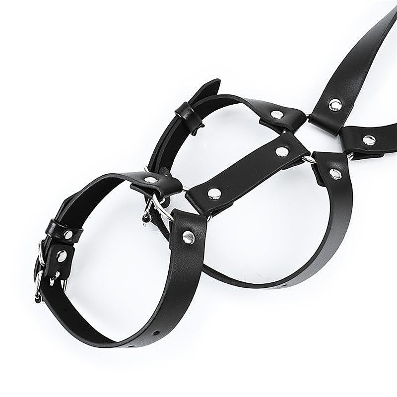 BDStyle One Shoulder Strap Body Chest Half Harness Belt - Cuffs And Restraints