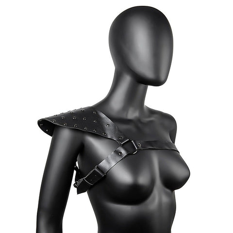 BDStyle One Shoulder Fetish Play Chest Harness - Cuffs And Restraints