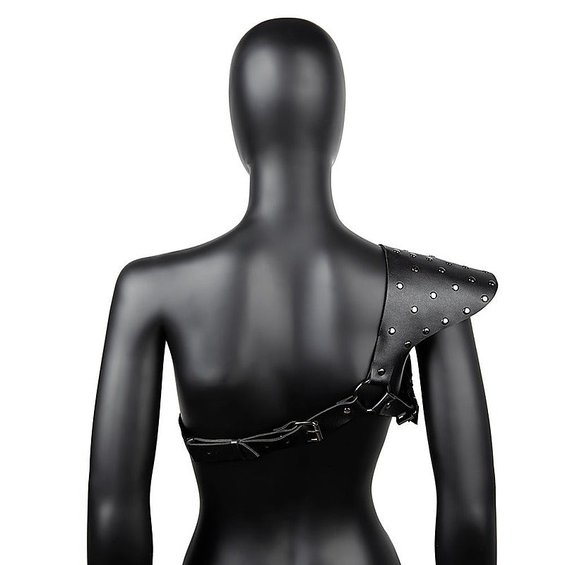 BDStyle One Shoulder Fetish Play Chest Harness - Cuffs And Restraints
