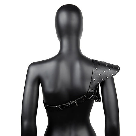 BDStyle One Shoulder Fetish Play Chest Harness - Cuffs And Restraints