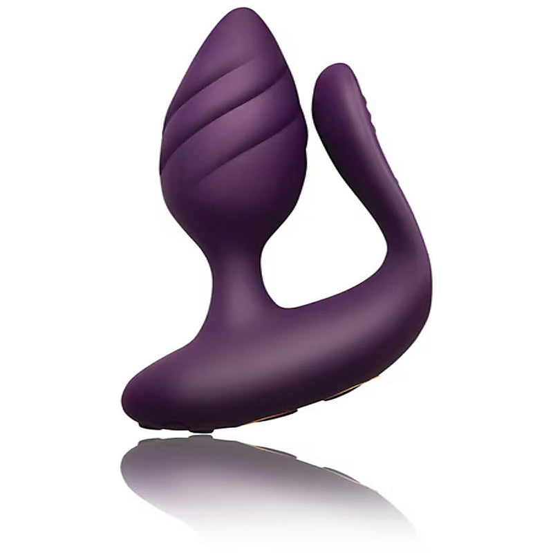 Cocktail Double Stimulation Butt Plug by Rocks Off - Butt Plugs
