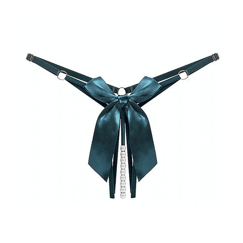 Men's Crotchless Pearl Panties by Love In Leather - Mens Briefs And Boxers