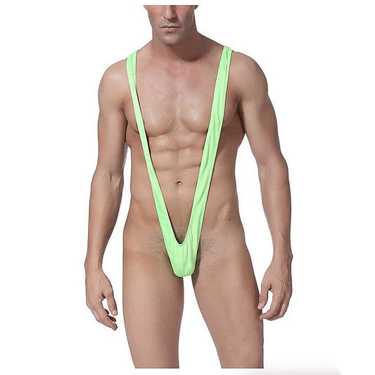 Love In Leather Sexy Spandex Mens Mankini