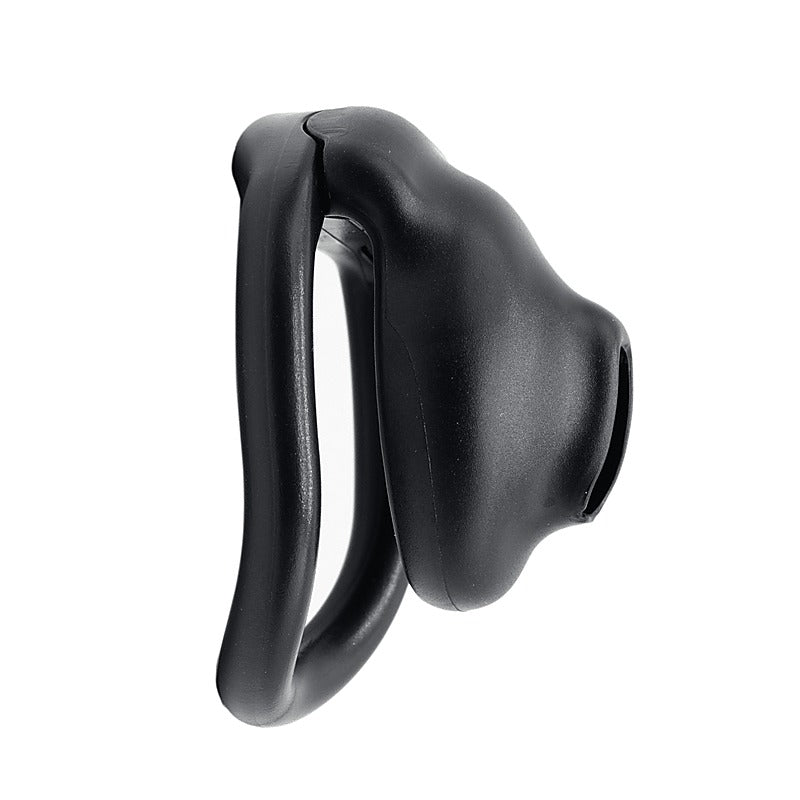Love In Leather Micro Cock Cage with Urethral Opening - Male Chastity