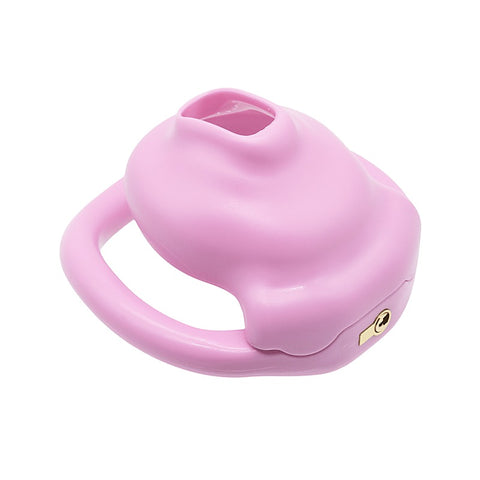 Love In Leather Micro Cock Cage with Urethral Opening - Male Chastity