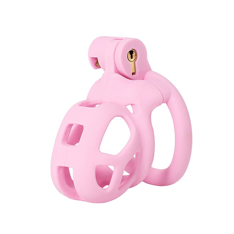 Micro Cock Cage 4 Interchangeable Rings by Love In Leather - Male Chastity
