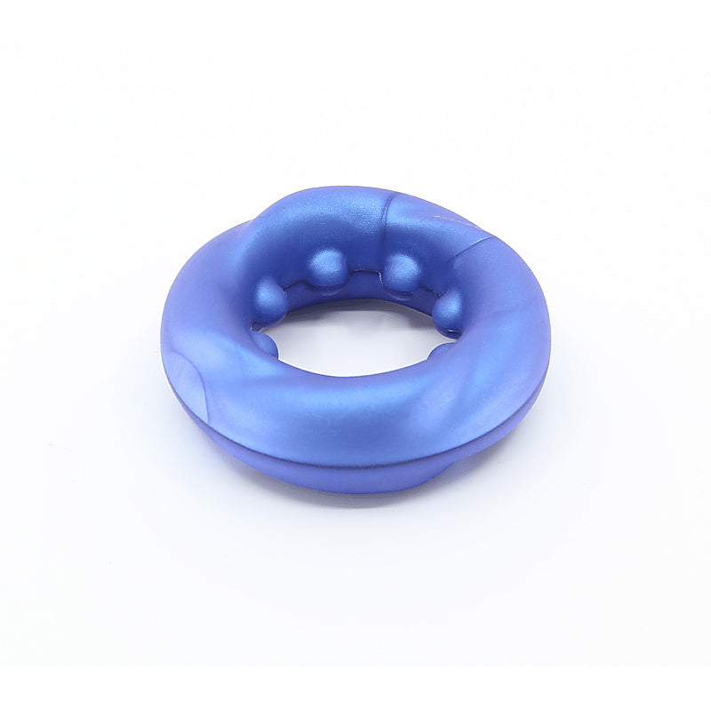 Mens Silicone Twisted O Ring by Love In Leather - Stretchy Cock Rings