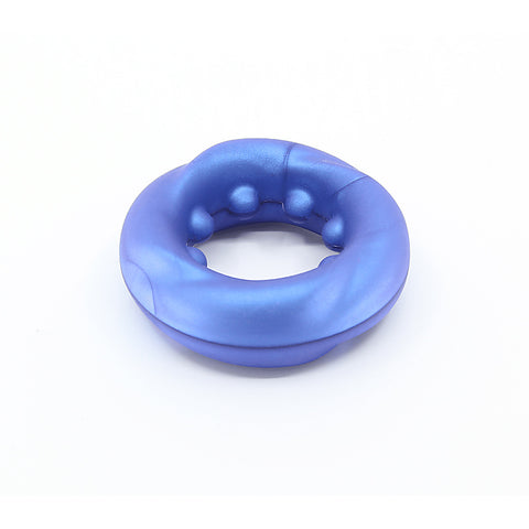 Mens Silicone Twisted O Ring by Love In Leather - Stretchy Cock Rings