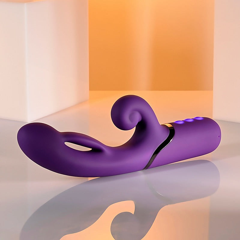 Evolved PLEASURE PUFF Rechargeable Inflatable Rabbit Vibe - Rabbit Vibrators