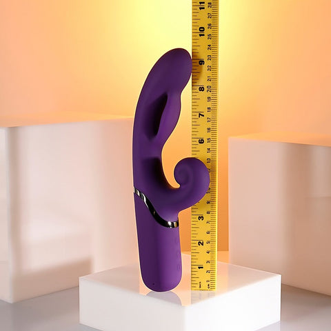 Evolved PLEASURE PUFF Rechargeable Inflatable Rabbit Vibe - Rabbit Vibrators