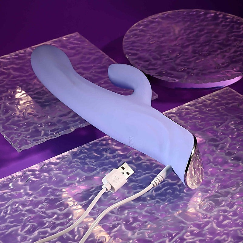 Lavender Love USB Rechargeable Rabbit Vibrator by Evolved - Rabbit Vibrators