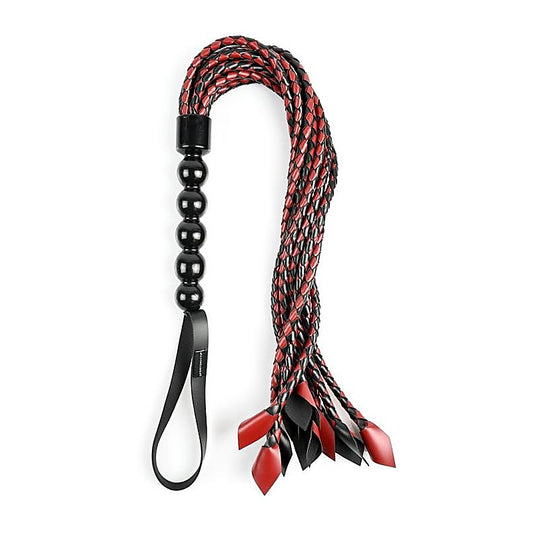 Saffron Braided Flogger by Sportsheets - Whips And Crops