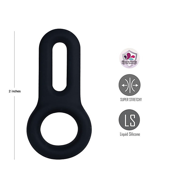 Super Stretchy Cock and Balls Ring by Maia Toys - Stretchy Cock Rings
