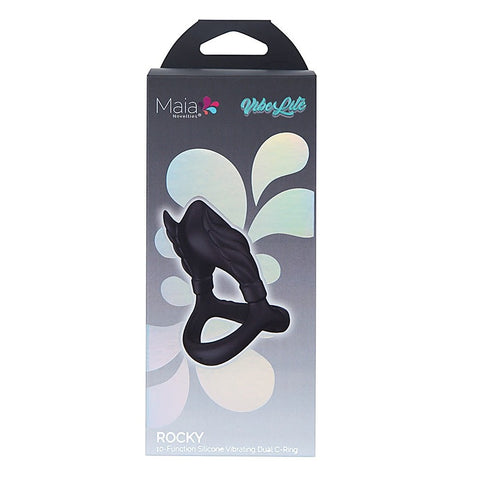 ROCKY USB Rechargeable Vibrating Cock & Balls Ring - Vibrating Cock Rings
