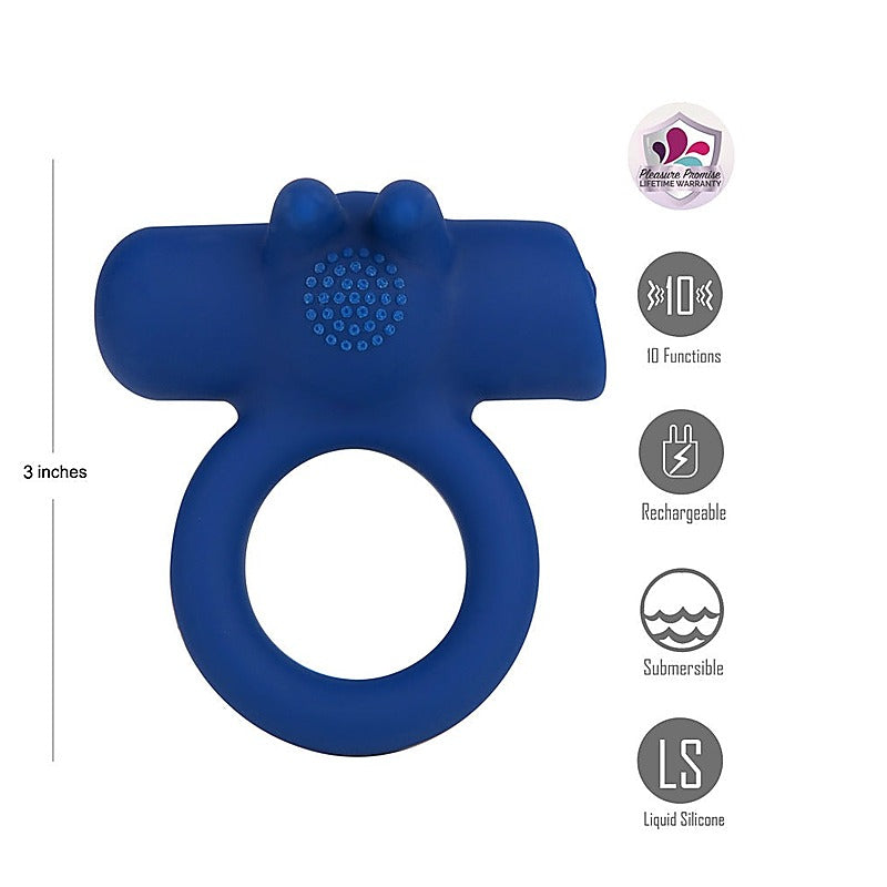 Maia HUXLEY Rechargeable Vibrating Cock Ring by Maia Toys - Vibrating Cock Rings
