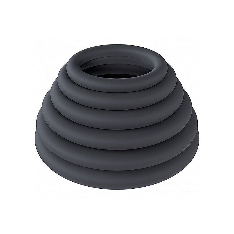 LEVELZ Classic Silicone Cock Ring Set by Shots Toys - Cock Ring Sets
