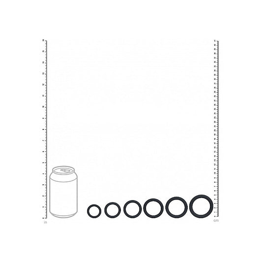 LEVELZ Classic Silicone Cock Ring Set by Shots Toys - Cock Ring Sets