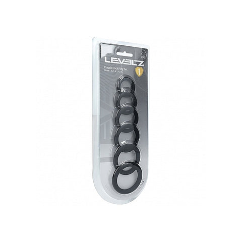 LEVELZ Classic Silicone Cock Ring Set by Shots Toys - Cock Ring Sets