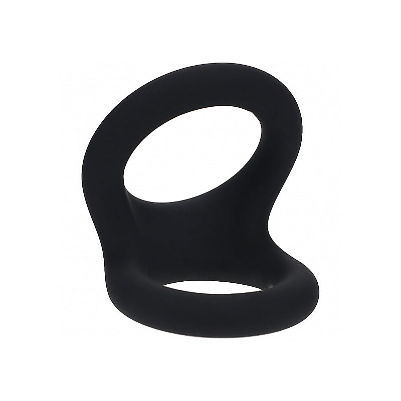 Double O Silicone Cock and Balls Rings by Shots Toys - Stretchy Cock Rings