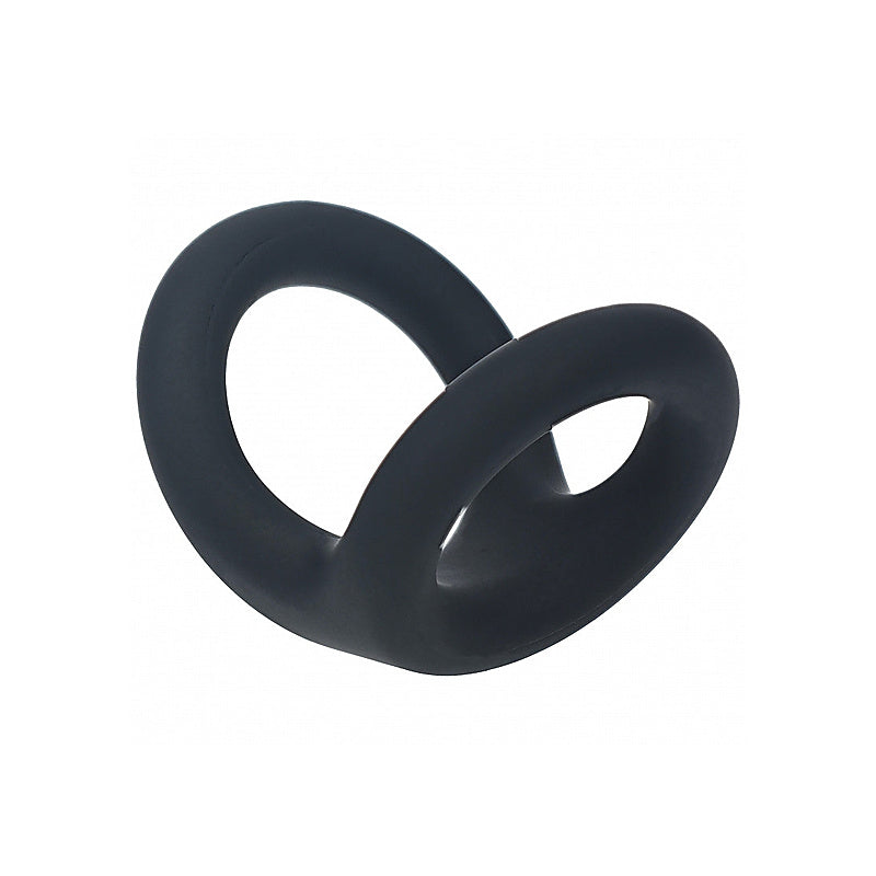 Double O Silicone Cock and Balls Rings by Shots Toys - Stretchy Cock Rings