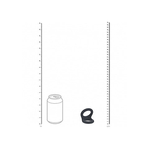 Double O Silicone Cock and Balls Rings by Shots Toys - Stretchy Cock Rings