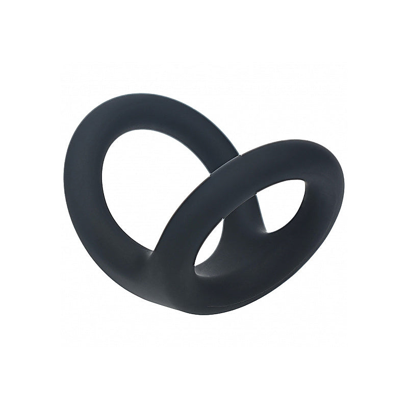 Double O Silicone Cock and Balls Rings by Shots Toys - Stretchy Cock Rings