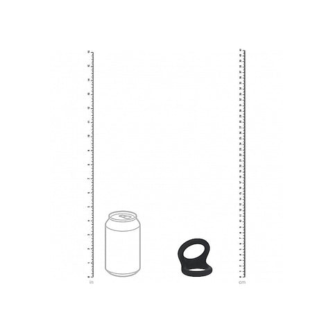 Double O Silicone Cock and Balls Rings by Shots Toys - Stretchy Cock Rings