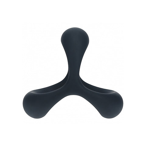 Tri O Ergo Silicone Cock and Balls Cock Rings by Shots Toys - Stretchy Cock Rings