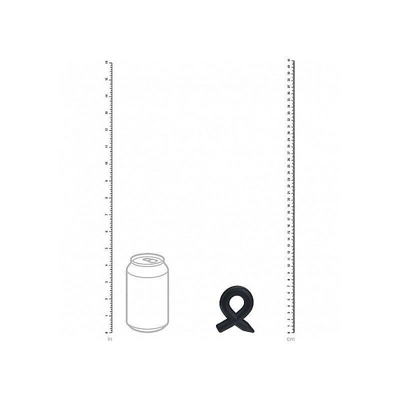 LEVELZ Pencil Liquid Silicone Cock Ring by Shots Toys - Stretchy Cock Rings