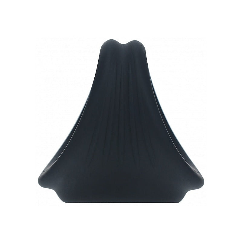 LEVELZ Stretchy Silicone Cock and Ball Harness by Shots Toys - Stretchy Cock Rings