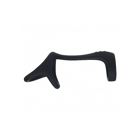 Tri O Silicone Shaft Cock and Ball Ring by Shots Toys - Stretchy Cock Rings
