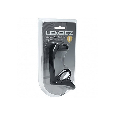 Tri O Silicone Shaft Cock and Ball Ring by Shots Toys - Stretchy Cock Rings
