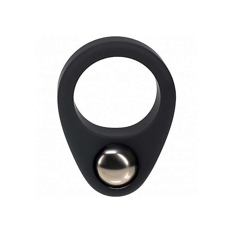 Shots LEVELZ Single Weighted Ball Mens Cock Ring - Stretchy Cock Rings