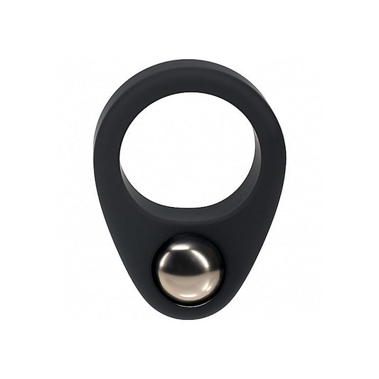 Shots LEVELZ Single Weighted Ball Mens Cock Ring - Stretchy Cock Rings