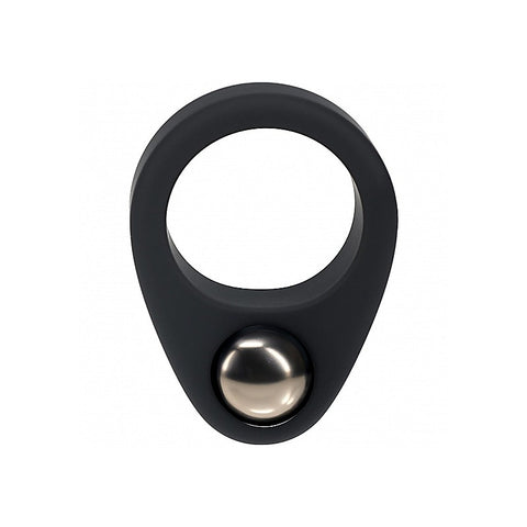 Shots LEVELZ Single Weighted Ball Mens Cock Ring - Stretchy Cock Rings