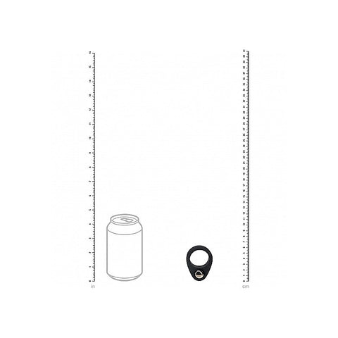 Shots LEVELZ Single Weighted Ball Mens Cock Ring - Stretchy Cock Rings
