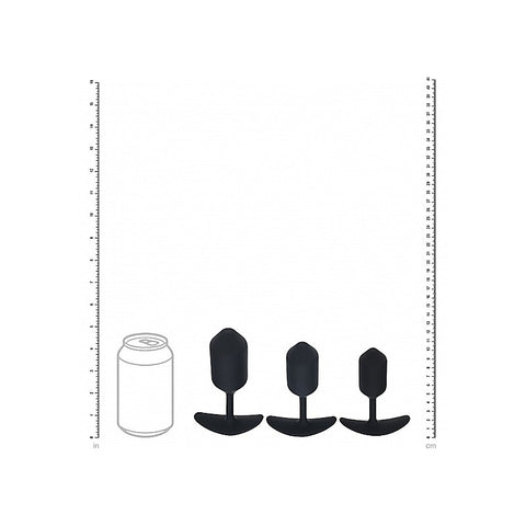 LEVELZ 3 Pack Silicone Weighted Anal Plug Training Set - Butt Plugs