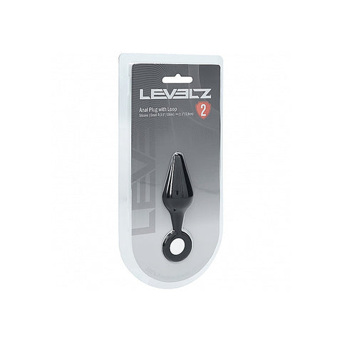 LEVELZ Silicone Anal Plug with Loop by Shots Toys - Butt Plugs