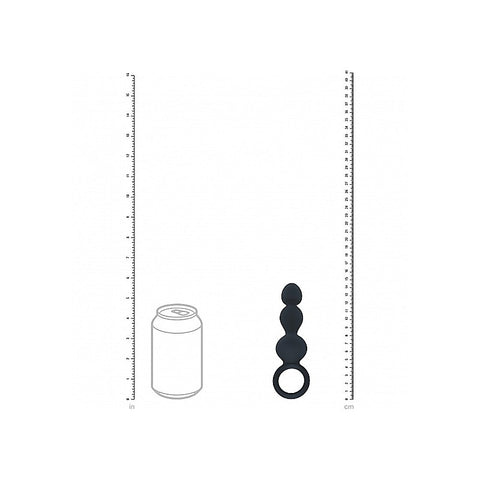 LEVELZ Beaded Silicone Anal Probe by Shots Toys - Anal Beads and Balls