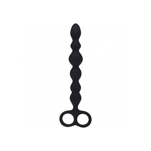 LEVELZ Beaded Silicone Anal Probe by Shots Toys - Anal Beads and Balls