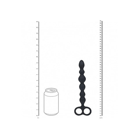 LEVELZ Beaded Silicone Anal Probe by Shots Toys - Anal Beads and Balls