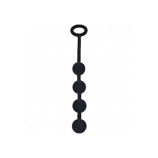 Shots LEVELZ Round Silicone Anal Balls Black