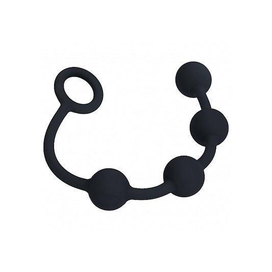 Shots LEVELZ Round Silicone Anal Balls Black