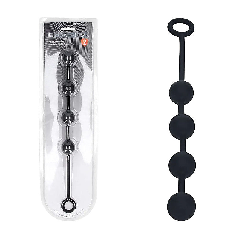 Premium Round Silicone Anal Balls by Shots Toys - Anal Beads and Balls